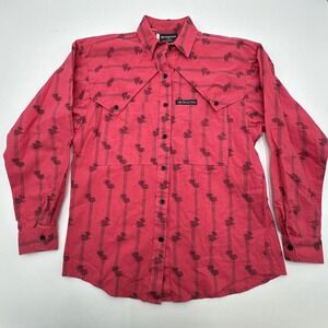 VTG Rocky Mountain Clothing Western Cowboy Rodeo Button Shirt S Womens 80s 90s